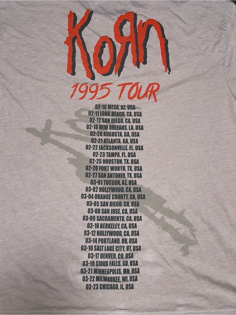 Korn 1995 Concert Short Sleeve Tee - Picture 3 of 4